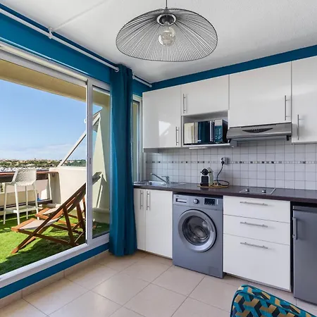 Roof Port Nature De Lujo Con Gran Terraza En Pasarela Apartamento Agde